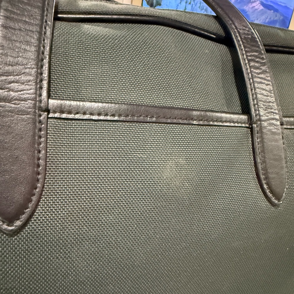 Coach Forest Green and Black Hamilton Briefcase Bag - Picture 16 of 16